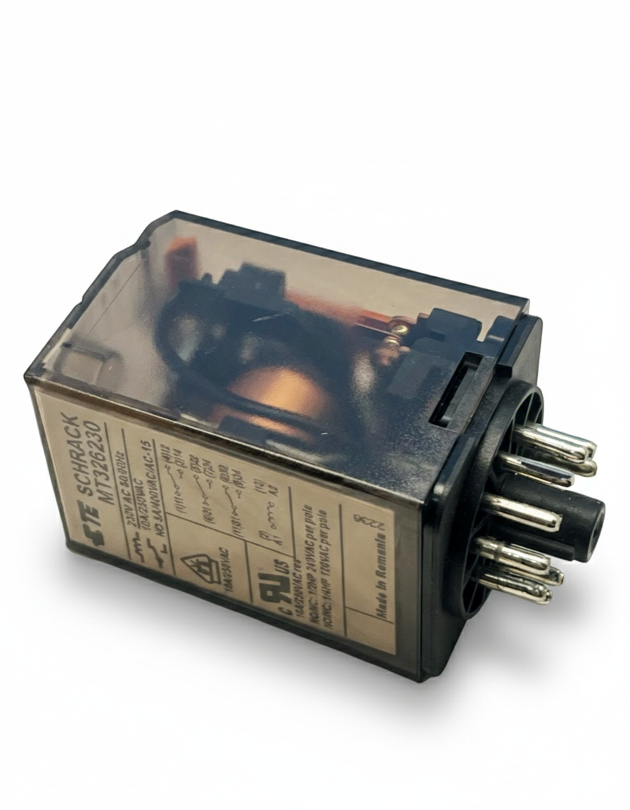 رله شراک 230 ولت 10 آمپر 11 پایه Schrack MT326230 | مشخصات و قیمت